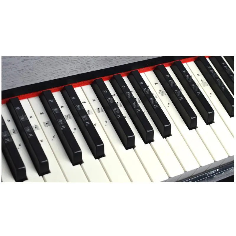 Transparent Piano Key Stickers