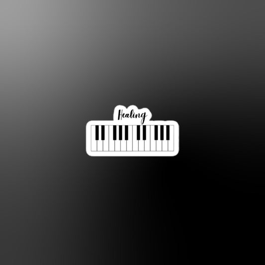 Healing Piano Sticker